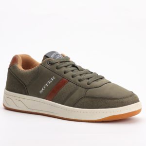 Soter Athletic Department Lace-up Sneakers in Green