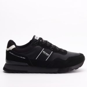 Milana Novosibirisk Siberian Lace-up Sneakers In Black