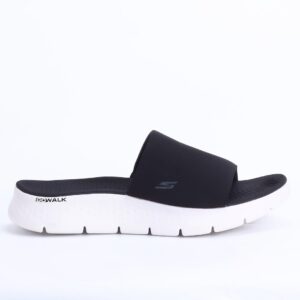 Skechers Goga “Go-Walk” Men’s Slide In black/white