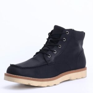 Club Room Men’s Clifton Lace-Up Moc Boots in Black