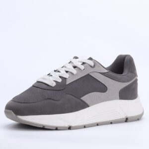 Hey Dude SS24 Men’s Chunky Lace-up Sneakers In Gray