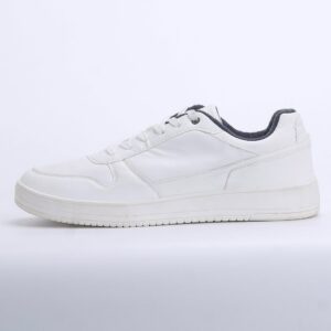 Bristol Unisex Perforated Lace-up Sneakers in white