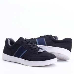 REFILL New York true denim sneakers in detailed black