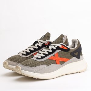 Munich Tip 011 Lace-up Trainers In Green/Gray