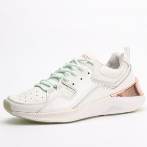 Shugo men’s white lace-up trainers