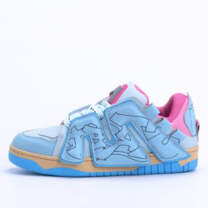 Shandian Chunky Skateboard Sneakers In light blue