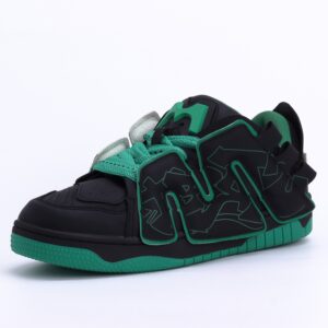 Shandian Chunky Skateboard Sneakers In black