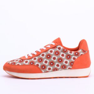 International Concept Myles Lace-Up Sneakers In Orange