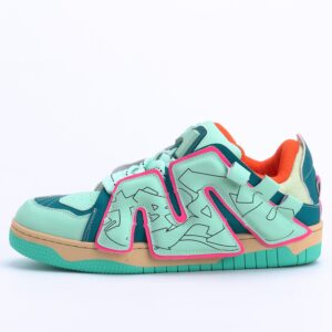 Shandian Chunky Skateboard Sneakers In Light Green