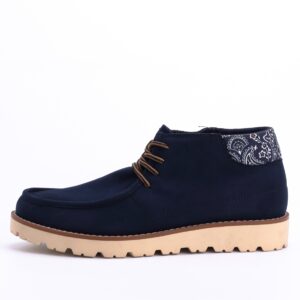 Sun & Stone Men’s Kairo Chukka Boots In Dark Blue