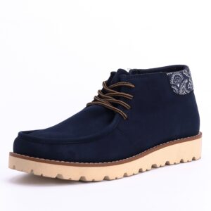 Sun & Stone Men’s Kairo Chukka Boots In Dark Blue
