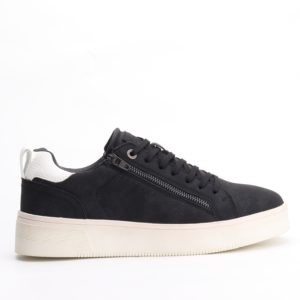 Lotus Tamaris Lace-up Zip Trainers – Black