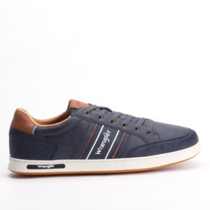 Wrangler Butch Men’s Low Top Casual Sneakers – Blue