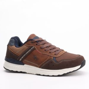 Mc Braun Denim Lace-up Sneakers – Brown