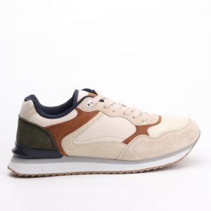 Hoff Matera Unisex Lace-Up Sneakers – Cream/Terracotta