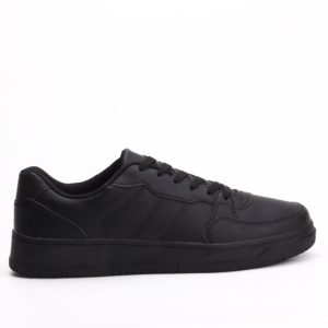 Flendid Classic Lace-Up Sneakers – Black