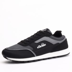 Ellesse Men’s Lace-Up Sneakers – Black