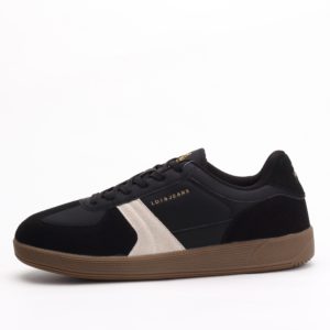 Lois Jeans Men’s Lace-up Sneakers – Black