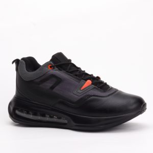 Collision Airfoam Running Sneakers – Black/Orange