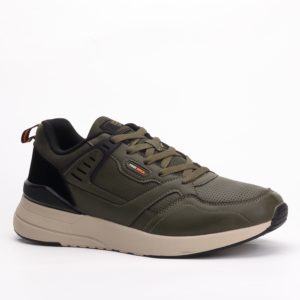 Braun Free Walk Lightweight Sneakers – Olive