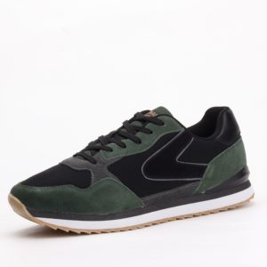Boomerang Berlin Men’s Sneakers – Black/Green