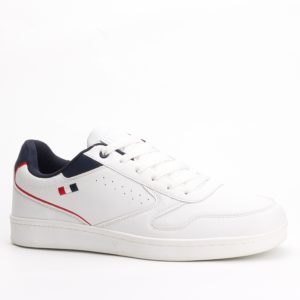 Badoxx Biale Lace-Up Sneakers – Detailed White