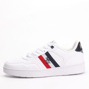Original Penguin Dakota Lifestyle Lace-Up Sneakers – Detailed White