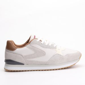 Boomerang Unisex Lace-Up Sneakers – Light Gray