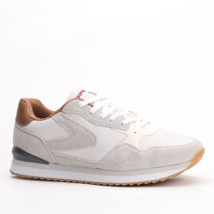 Boomerang Unisex Lace-Up Sneakers – Light Gray