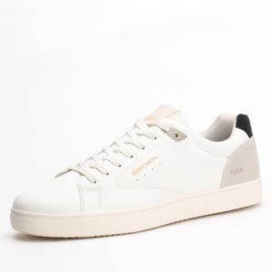 Teddy Smith Essential Lace-Up Sneakers – White