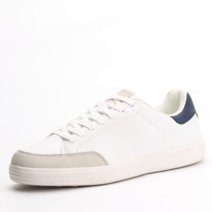 Zibel Courtspec Casual Lace-up Sneakers In White