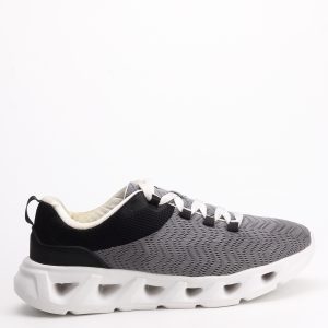 K-Swiss Tubes Sport Unisex Lightweight Trainers In Grey/Black