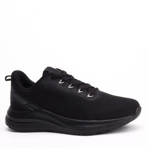 Unisex Breathable Mesh Performance Running Shoes – Black