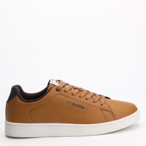 Lotto Ostuni Lace-Up Sneakers In Camel Brown