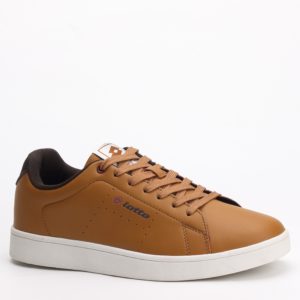 Lotto Ostuni Lace-Up Sneakers In Camel Brown