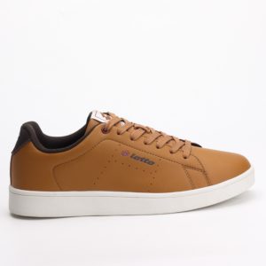 Lotto Ostuni Lace-Up Sneakers In Camel Brown