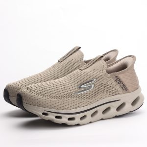 Skechers Hands Free Slip-Ins Go Walk Walking Sneakers – All Beige