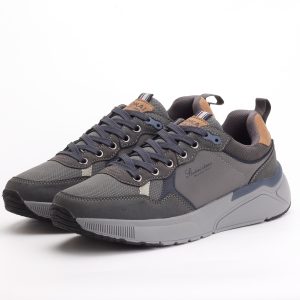 Bokai Urban Denim Lace-up sneakers in grey