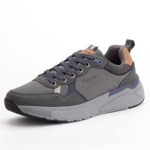 Bokai Urban Denim Lace-up sneakers in grey