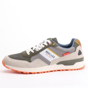 Deeluxe Lifestyle Lace-Up Sneakers – Khaki / Beige