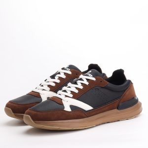 Lotto Synpulse Casual Lace-Up Sneakers – Brown / Black