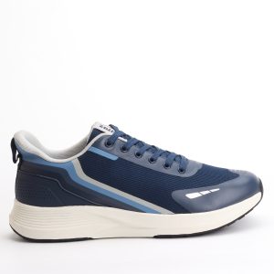 Zullo Streamline Mesh Lace-Up Active Sneakers – Navy Blue