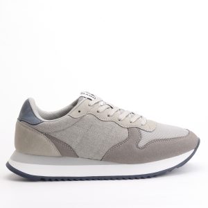 Glasman Essential Canvas Lace-Up Sneakers – Grey
