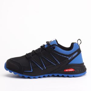 Kefuwu Men’s Trail Running Shoes – Detailed Black