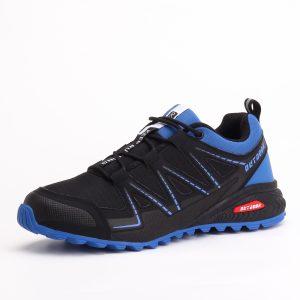 Kefuwu Men’s Trail Running Shoes – Detailed Black