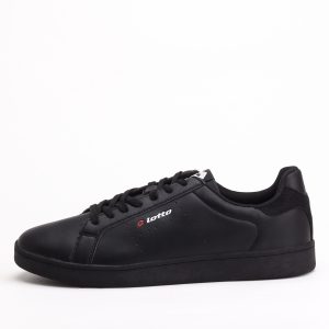 Lotto Ostuni Sleek Lace-up Sneakers – Black
