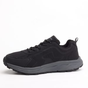 Mountia Men’s Trail Running and Trekking Sneakers – Black/Dark Gray