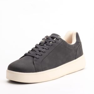 T.Taccardi Minimalist Casual Eco-Leather Sneakers – Gray