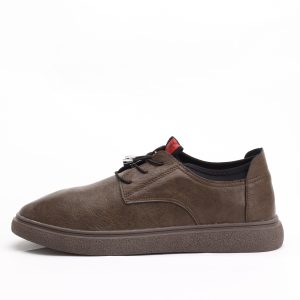 Legend Paul Men’s Premium Casual Derby Shoes – Earthy Olive Brown