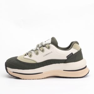 Lumberjack Melany 4PR Chunky Sole Outdoor Sneakers – Khaki Green / White